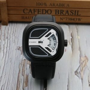 Men's Fashion Watch All Match Leather Belt Quartz Watch - Image 10