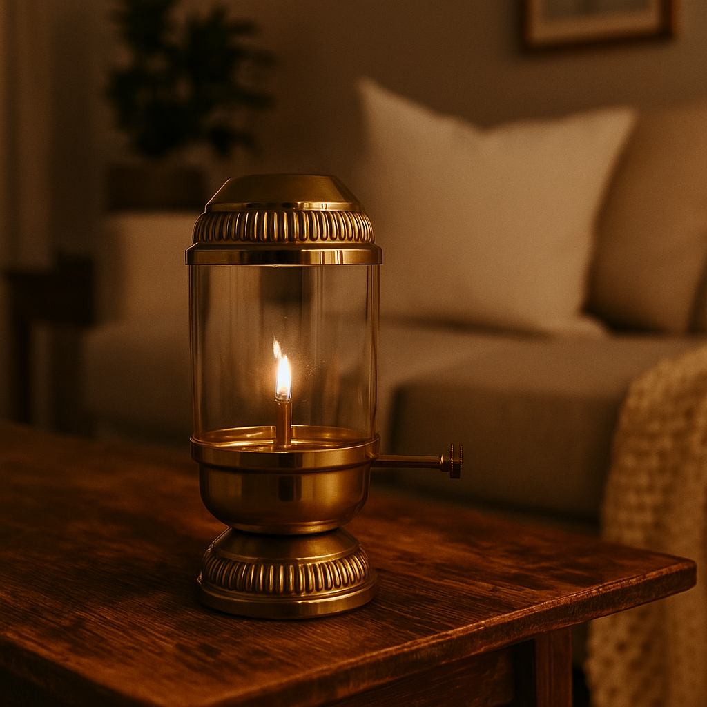 20250710_1452_Elegant Brass Oil Lamp_remix_01jzst3ptyf5q815es6mfjfz69
