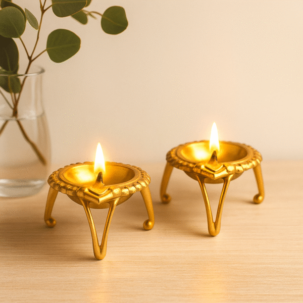 Tejas Tripod Diya Set