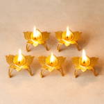 Panchdeep Kamal Diya Set oF 5