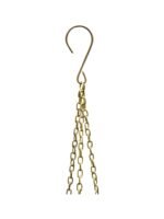 Modern Gold Hanging Planters - Set of Two - Image 2