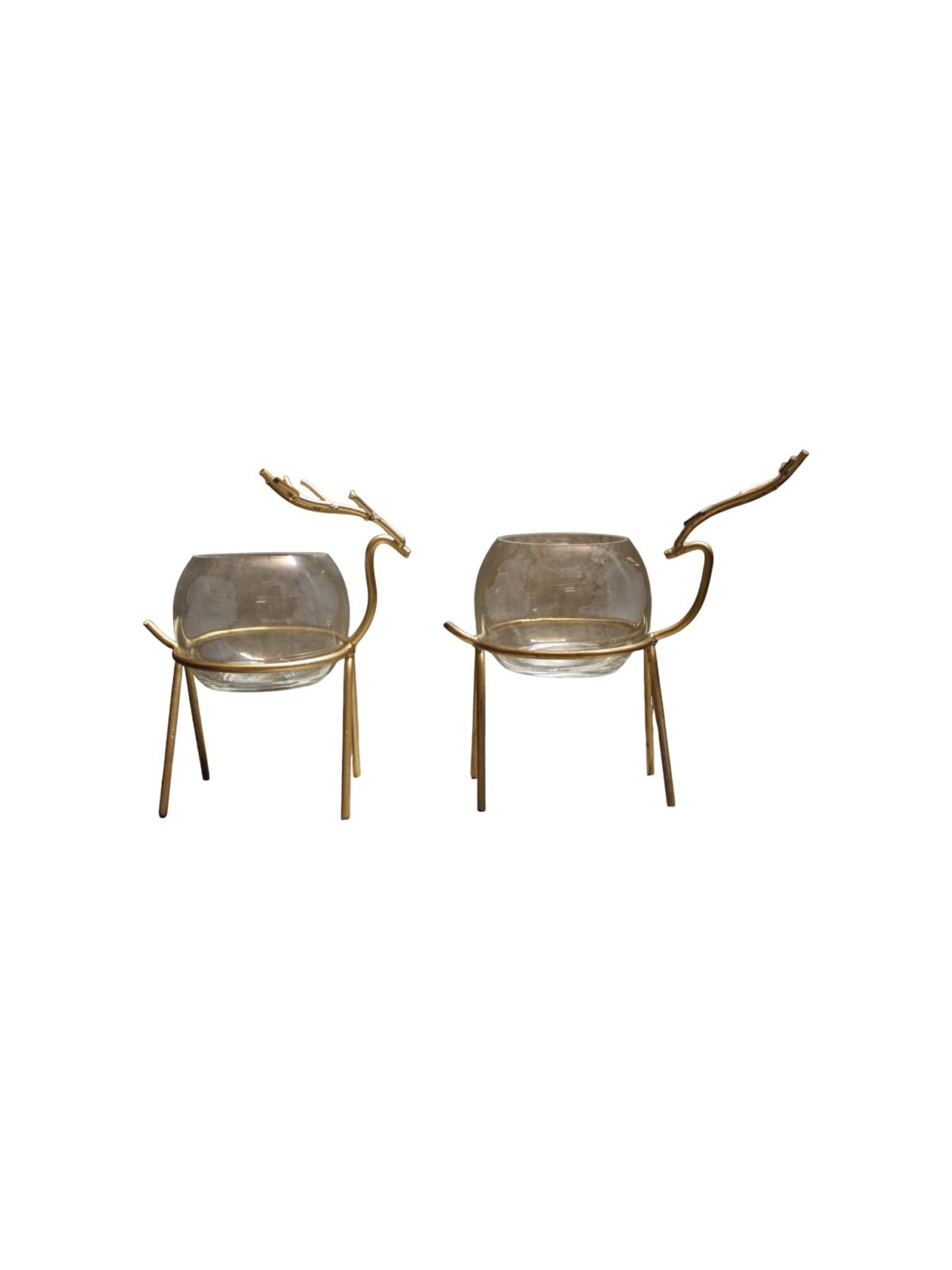 Gilded Stag Tealight Set - Image 4
