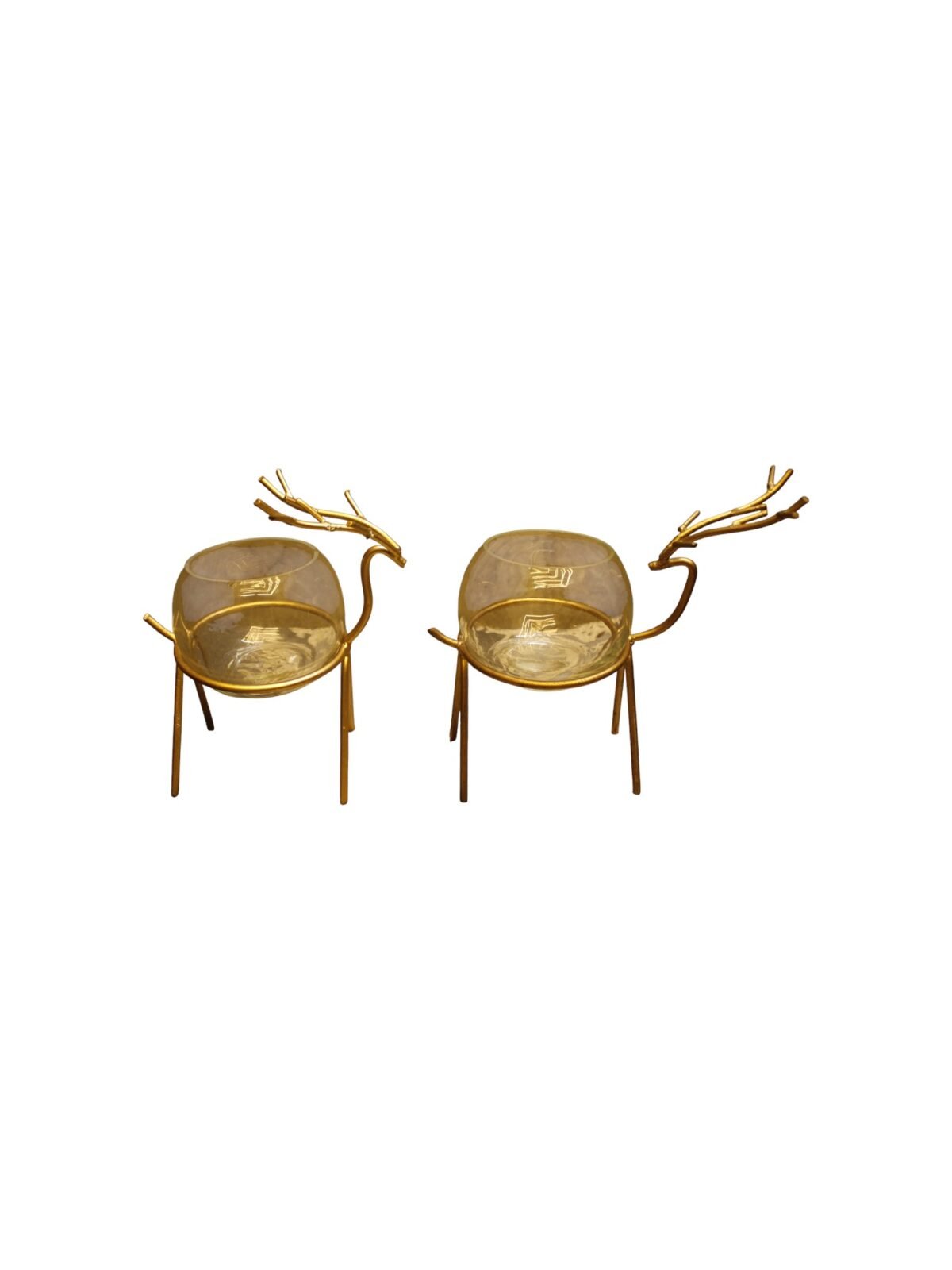 Gilded Stag Tealight Set - Image 3